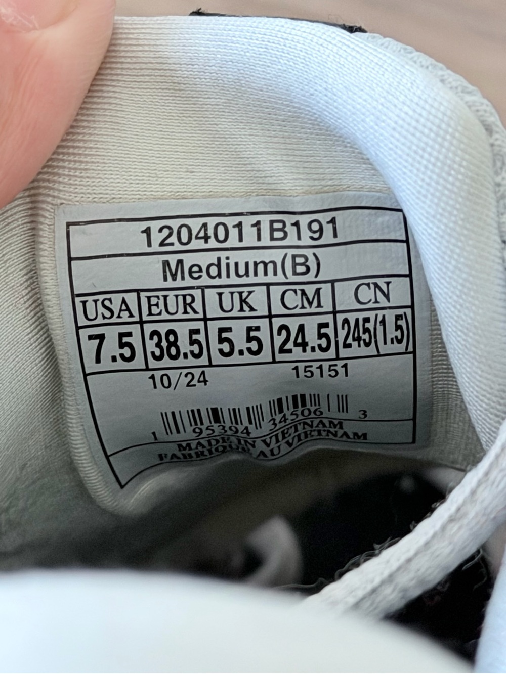 Brooks Women’s Trace 3 Running Shoe White / Oyster /Black (Size: 7.5-B) - Picture 11 of 11